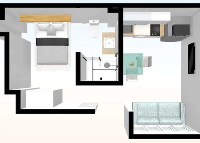 公寓 Modern Comfort Renovated Canteras 大加那利岛拉斯帕尔马斯